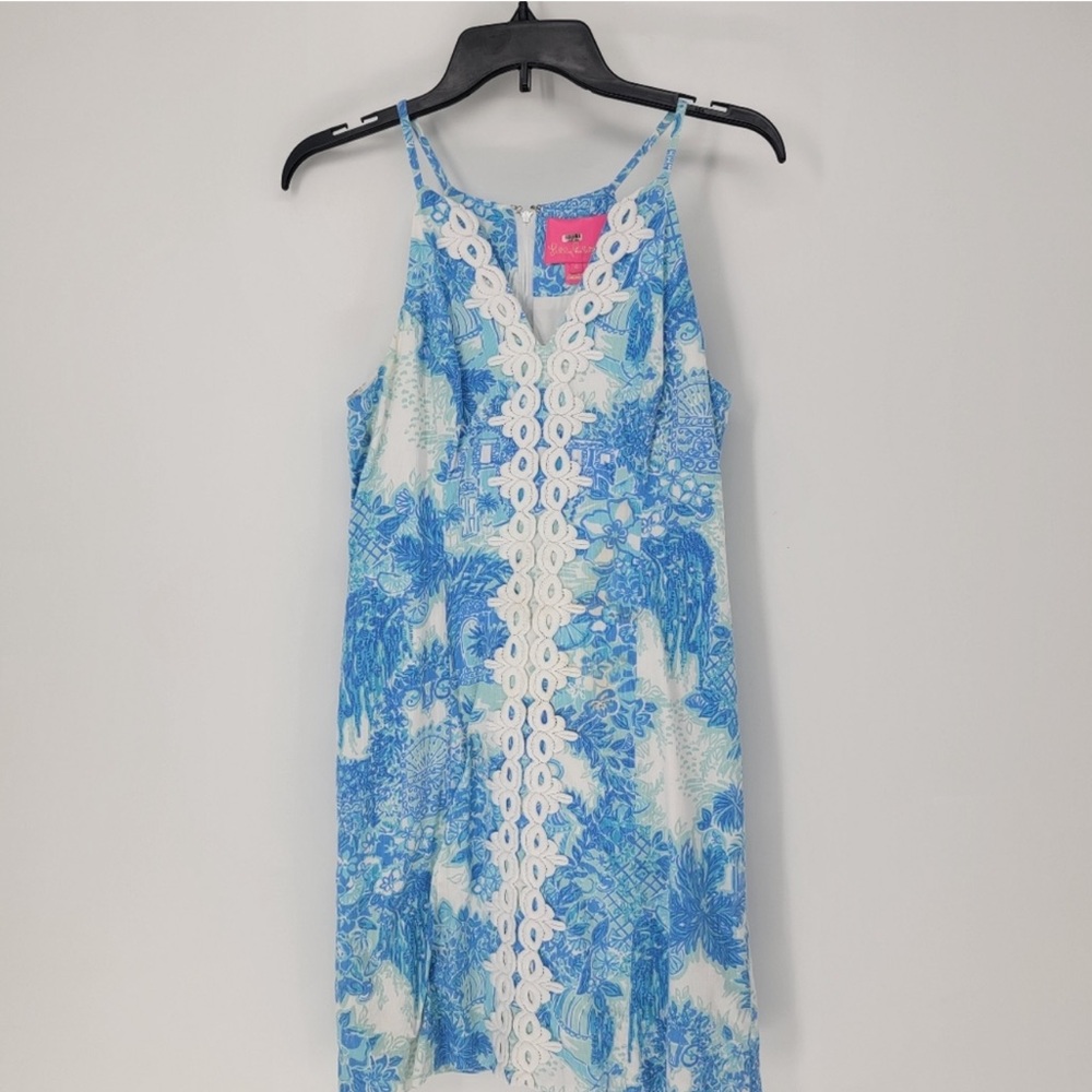 Lily Pulitzer Pearl Stretched Shift Dress Sz4